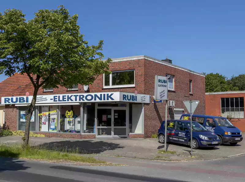 Das RUBI Ladengeschäft in der Heerstraße in Norden